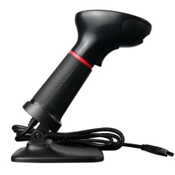 QR- und Barcode-Scanner, kabelgebunden mit Ständer, USB, Scannen von Codes vom LCD-Bildschirm HD-SL36A