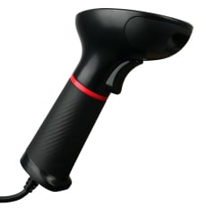 QR- und Barcode-Scanner, kabelgebunden mit Ständer, USB, Scannen von Codes vom LCD-Bildschirm HD-SL36A