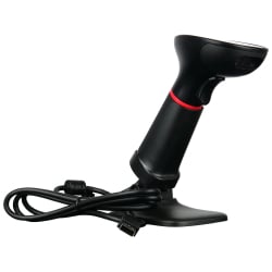 QR- und Barcode-Scanner, kabelgebunden mit Ständer, USB, Scannen von Codes vom LCD-Bildschirm HD-SL36A