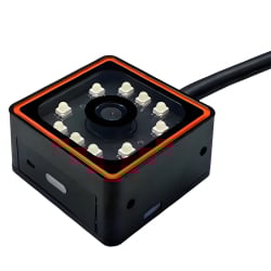 Industrieller QR-Code-Scanner, schnelles und automatisches Scannen von Codes auf Papieretiketten und LCD-Bildschirmen HD360