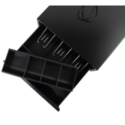 Kassenschublade, abschließbar, massiv, Stahl, insgesamt 7 Fächer HD-KS30