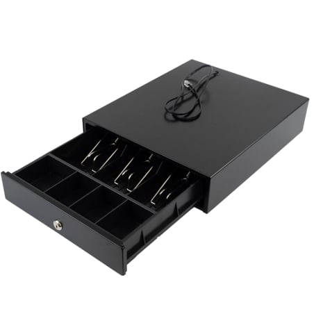 Schublade für Banknoten und Münzen, 3 und 4 Fächer, abschließbar mit Schlüssel, RJ11-Schnittstelle HD-KS30