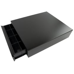 Geldschublade mit 4 Geldscheinfächern und 8 Münzfächern, Stahl, abschließbar HD-KS35