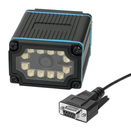 QR- und Barcode-Scanner für Produktionslinien, stationär, kabelgebunden RS232 HD650