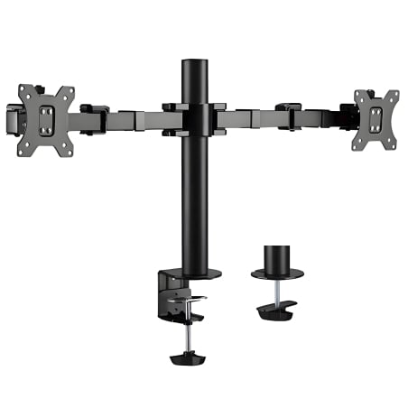 Tischhalterung für 2 Monitore, Diagonale 17"-32", VESA-Standard, Monitorgewicht bis zu 12 kg, SolidHand-AM02