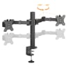 Tischmontierter Doppelmonitorständer für Monitore von 17 bis 32 Zoll SolidHand-AM02