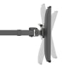 VESA-Monitorarm für 2 Monitore für Schreibtische mit 17-32 Zoll SolidHand-AM02