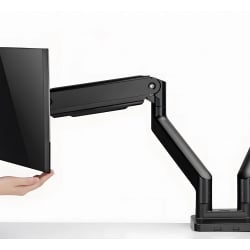 Doppelmonitorhalterung für 17- bis 32-Zoll-Monitore, zwei USB-Anschlüsse im Standfuß, VESA-Standard SolidHand-CS02U