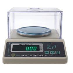 Schmuckwaage 500 g mit Display und Waagenabdeckung PRO-A500G