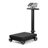 Frachtwaage bis 1000 kg mit einer fahrbaren Metallplattform wagPRO-P1000W