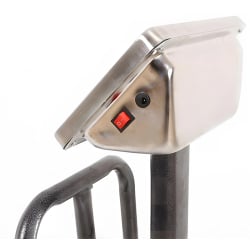 Frachtwaage mit Metallplattform und einer Tragfähigkeit von bis zu 800 kg, klappbar und kabellos wagPRO-P800