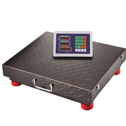 Plattformwaage für Lagerhallen bis 150 kg mit LCD-Bildschirm und drahtloser Bedienung, Genauigkeit 20 g wagPRO-W150