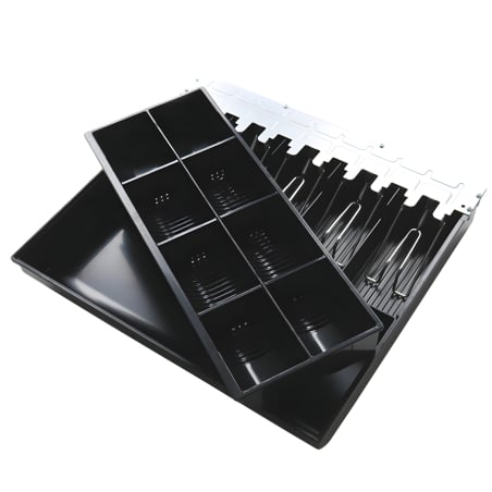 Münz- und Banknotenfach mit 8 bzw. 5 Fächern, kompatibel mit Kassenschublade HD-KR41, Einsatz HD-WS41