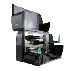 Industrieller Selbstklebeetikettendrucker mit WLAN, LAN und Thermotransferdruckverfahren OPrint-IA200WN