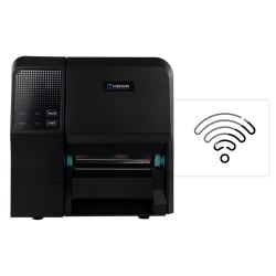 Hochleistungs-Selbstklebeetikettendrucker mit WLAN, industrietauglich, Thermotransfer- und Thermodirektdruck OPrint-IA200WN