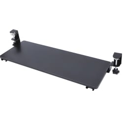 Tastaturschublade, ausziehbar, unter dem Tisch, mit Klemme befestigt, Tragkraft bis zu 25 kg SolidHand-KT02