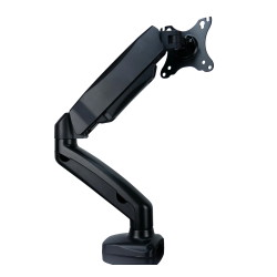 Tischhalterung für Monitore von 13 bis 27 Zoll, gasfederunterstützte Verstellung, VESA-Standard SolidHand-SG01