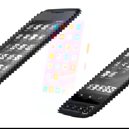 Mobiles Terminal mit Pistolenhalterung und QR-Scanner, Android 12, WIFI und Bluetooth AndroSavvy-100G