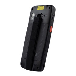 Laptop mit Dockingstation zum Scannen von QR-Codes und Speichern von Daten AndroSavvy-110D