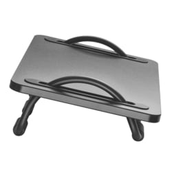 Verstellbare Fußstütze mit einstellbarem Neigungswinkel, ergonomisch, schwarz FeetFleet-07