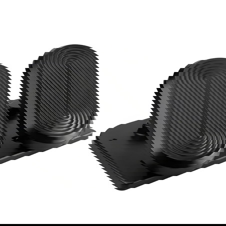 Büro-Fußstütze mit Stepper und Neigungsverstellung, Belastbarkeit bis 20 kg, FeetFleet-12B