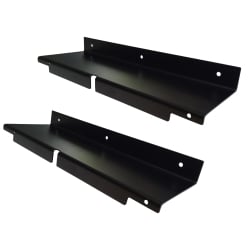 Montagehalterung für die Kassenschublade Modell HD-KR20, schwarz, Stahl, Montage unter der Arbeitsplatte HD-MB20