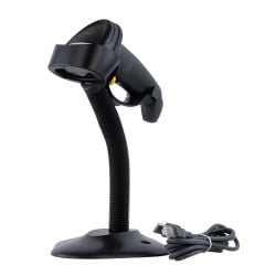 Barcode-Lesegerät mit Ständer und automatischer Scanfunktion, kabelgebunden mit USB-Schnittstelle HD32A