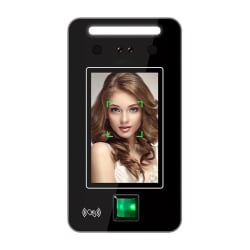 Biometrisches Lesegerät mit Gesichtserkennung, Fingerabdruckerkennung, Zeiterfassung und RFID 125 kHz SecureEntry-AC300