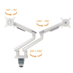 SolidHand-BS02 VESA-Halterung für zwei 17-32 Zoll Schreibtischmonitore