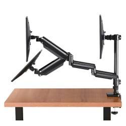 SolidHand-SG03 3-Monitor-Tischarm für 13- bis 27-Zoll-Bildschirme, verstellbar mit Gasdruckfeder