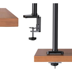 SolidHand-SG03 Dreifach-Monitorarm für Bildschirme von 13 bis 274 Zoll, Tischmontage und Gasfederverstellung