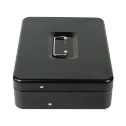 Geldscheinbox mit 4 Fächern und 5 Münzfächern mit Schlüsselschloss HD-CB30-9A