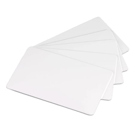 Set mit 10 RFID UNIQUE 125 kHz Proximity-Karten, uncodiert, glänzend weiß HD-RBC01