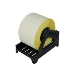 Spender für selbstklebende Etiketten auf Rolle oder gefaltet, für Aufkleber bis zu 110 mm Breite OPrint-LSB