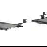 SolidHand-KT08T ausziehbares Untertischregal zur Montage mit Klemmschraube, ausziehbar und verstellbar