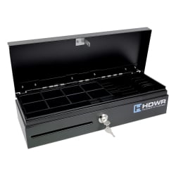 Langes, großes Schlüsselkästchen mit 8 Fächern für Münzen und 8 für Banknoten securePRO-460