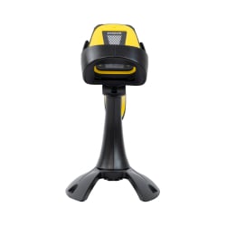 QR- und Barcode-Lesegerät mit Ständer, integriertem Speicher, 2,4-GHz- und Bluetooth-Kommunikation HD3300A