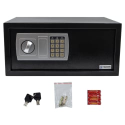 Schlüsselsafe mit PIN-Code für Geld und Dokumente, elektronisches und mechanisches Schloss SecureBox-40