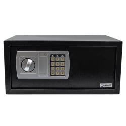 SecureBox-40 Stahlsafe mit PIN- und Schlüsselfunktion, elektronischen und mechanischen Schlössern