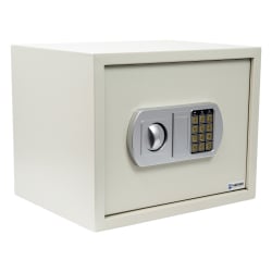 Geldtresor mit elektronischem und mechanischem Schloss, PIN-Code und Schlüsselschloss SecureBox-50