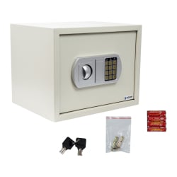 Elektronischer Tresor für Dokumente und Geld für Büro und Zuhause, mit Code und Schlüssel SecureBox-50