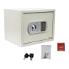 Elektronischer Tresor für Dokumente und Geld für Büro und Zuhause, mit Code und Schlüssel SecureBox-50