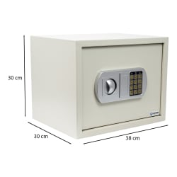 Büro- und Heimtresor mit PIN-Code und Schlüssel, elektronisch, zur Aufbewahrung SecureBox-50