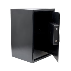 Elektronischer Tresor für Geld und Dokumente, mit Code und Schlüssel abschließbar, Stahl, große SecureBox-60