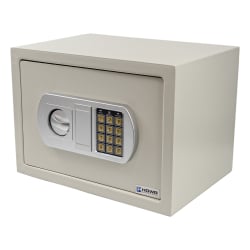 Heimtresor für Schmuck und Geld mit elektronischem PIN-Schloss und mechanischem Schlüsselschloss SecureBox-35