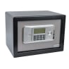 Elektronischer Tresor mit PIN-Code und herkömmlichem Schlüssel sowie LCD-Bildschirm SecureBox-25