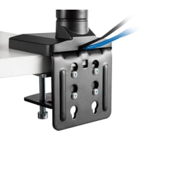 Monitorarm für 17-27 Zoll, Dreifacharm für Bildschirme bis 6 kg, zwei USB-Anschlüsse im Sockel und Gasfeder SolidHand-CM03U