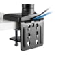Monitorarm für 17-27 Zoll, Dreifacharm für Bildschirme bis 6 kg, zwei USB-Anschlüsse im Sockel und Gasfeder SolidHand-CM03U