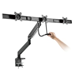 Dreifacharm für 17- bis 27-Zoll-Monitore mit USB-Anschlüssen und Gasdruckfeder SolidHand-CM03U