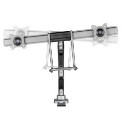 SolidHand – BM02U Doppelmonitorarm mit USB-Anschlüssen, 17–32 Zoll Diagonale und Gasdruckfeder